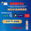 OFERTA NOVIEMBRE 3 X 77.000 NO INCLUYE ENVIO