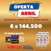 OFERTA ABRIL  6X144500 NO incluye envio